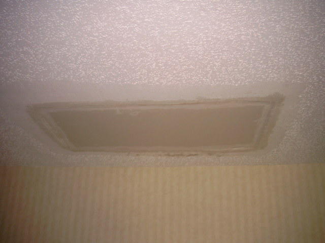 First layer of mud applied