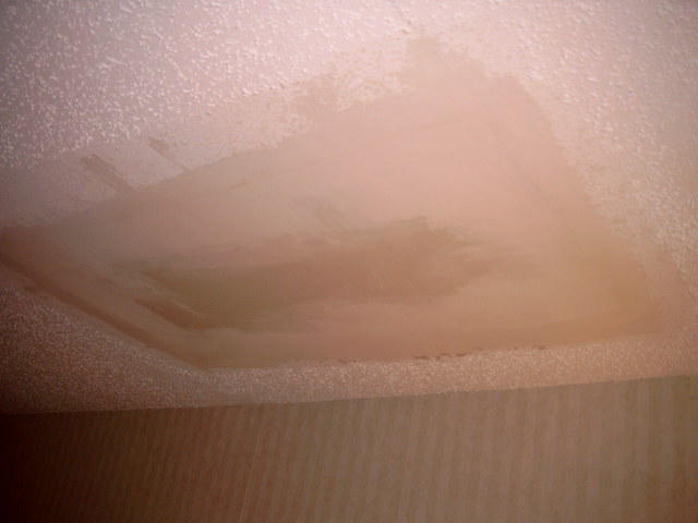 Final coat of mud applied.