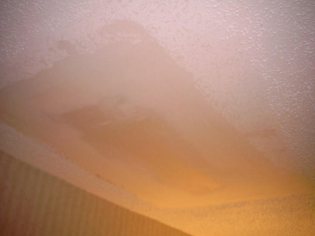 Final coat of mud applied.