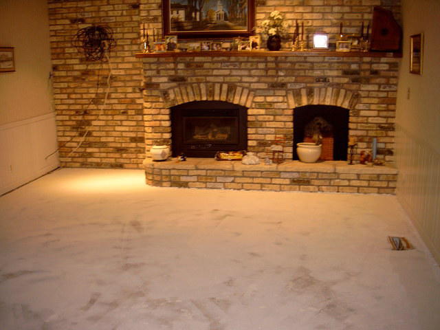 Mom decided to finish the whole can of paint!