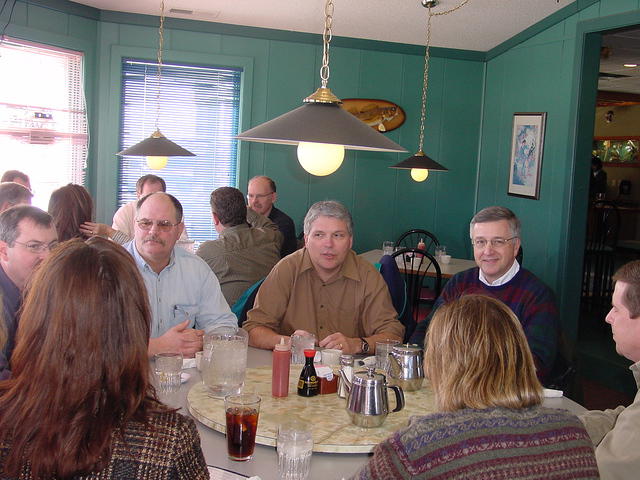 Jim, Joe, Pat, Jim
(Carrie, Robin, Ron)