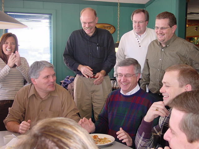 Traci, Pat, Craig, me, Frank, Vince, Paul, Ron