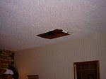 Replacing bad ceiling