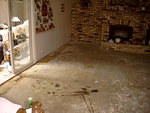 Old carpet removed.